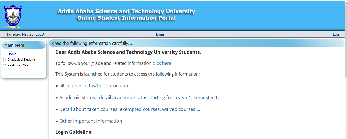 online student information portal